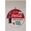 Image 1 : NEW ENJOY COCA-COLA EMBOSSED SIGN - REPRODUCTION