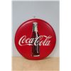 Image 1 : NEW COCA-COLA BUTTON SIGN - REPRODUCTION