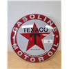 Image 1 : NEW TEXACO GASOLINE MOTOR OIL METAL DOME SIGN - REPRODUCTION