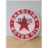 Image 1 : NEW TEXACO GASOLINE MOTOR OIL TIN SIGN - REPRODUCTION