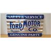Image 1 : NEW FORD MOTOR CO. SALES & SERVICE TIN SIGN - REPRODUCTION