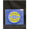 Image 2 : NEW CHEVROLET SUPER SERVICE LIGHT UP SIGN - REPRODUCTION
