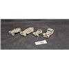 Image 2 : FOUR SMALL PEWTER CARS