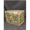 Image 1 : LARGE ANTIQUE PERRON'S BISCUITS PAPER LABEL SHIPPING TIN