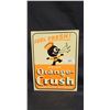 Image 1 : DRINK ORANGE CRUSH EMBOSSED TIN SIGN-REPRODUCTION