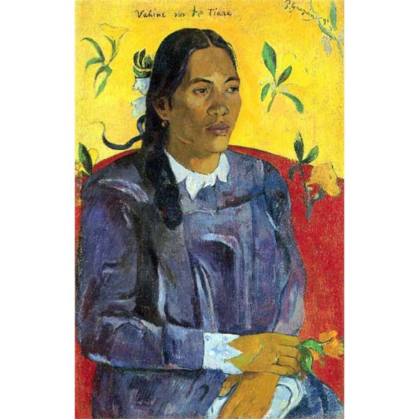 Paul Gauguin - Woman with Flower