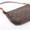 Image 4 : Louis Vuitton Brown Monogram Canvas Leather Pochette Accessories Shoulder Bag