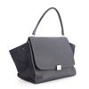 Image 1 : Celine Trapeze Bag Leather Large Blue