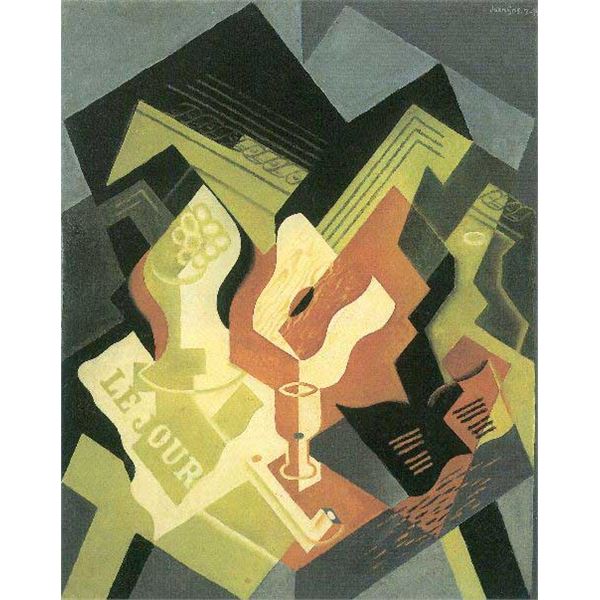 Juan Gris - Guitar And Fruit Bowl [2]