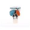 Image 8 : Navajo Chimney Butte Silver Multi Stone Bracelet
