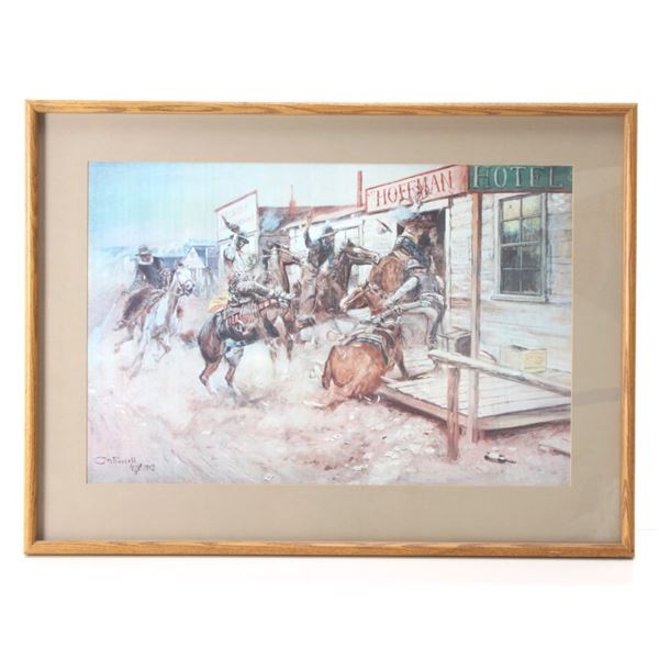 Charles M. Russell (1864-1926) Chromolithograph