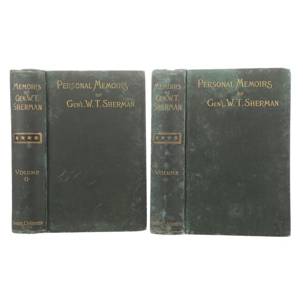 "Personal Memoirs Of Gen'l. W.T. Sherman" 1890