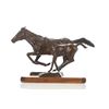 Image 1 : Tom Baker "Mare & Colt on the Run," Bronze c. 1994