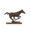 Image 7 : Tom Baker "Mare & Colt on the Run," Bronze c. 1994
