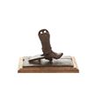 Image 9 : Chas Weldon "Bootjack and Boot," Bronze Sculpture