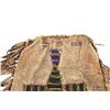 Image 3 : C. 1880 Sioux Beaded Tobacco or Coin Hide Pouch