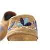 Image 12 : C. 1940- Northern Cree Beaded Hide Moccasins
