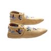 Image 7 : C. 1940- Northern Cree Beaded Hide Moccasins