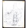 Image 1 : Bob Moore " Up Alder Gulch" Graphite on Paper 1971