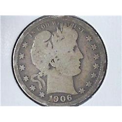 1906 Barber Quarter