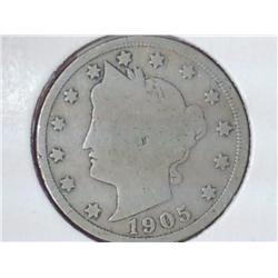 1905 Liberty "V" Nickel