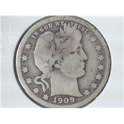 1909 Barber Quarter