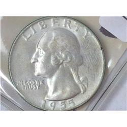 1955-D Washington Quarter (UNC)