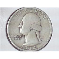1934 Washington Quarter