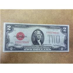 1928-D Two Dollar Red Seal Note