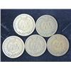 Image 2 : 5 Assorted 1890'S Indian Head Cents