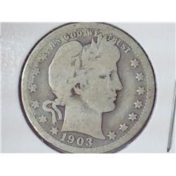1903 Barber Quarter