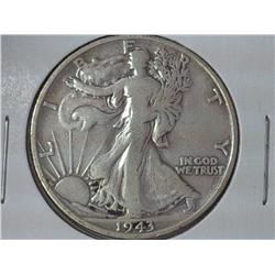 1943-S Walking Liberty Half Dollar
