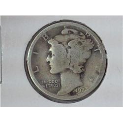 1923 Mercury Dime