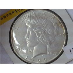 1923-D Peace Silver Dollar (UNC)