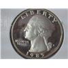 Image 1 : 1985-S Washington Quarter Proof