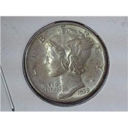 1939 Mercury Dime