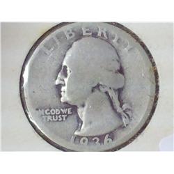 1936 Washington Quarter