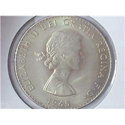 1965 Great Britian Churchill Crown (UNC)