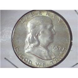 1957 Franklin Half Dollar