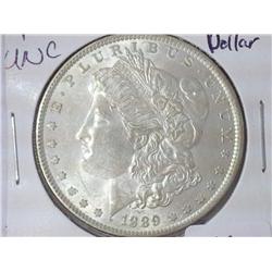 1889 Morgan Silver Dollar (UNC)