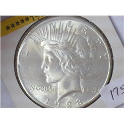 1923 Peace Silver Dollar (UNC)