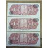 Image 2 : 3 Bank Of Mexico One Peso Notes (GEM CU)