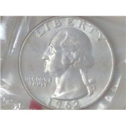 1962-D Washington Quarter (BU)