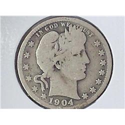 1904 Barber Quarter