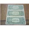 Image 2 : 3- 1957 One Dollar Silver Certificates