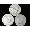 Image 2 : 3 Undated Standing Liberty Quarters