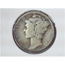 1925 Mercury Dime