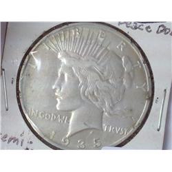 1935-S Silver Peace Dollar