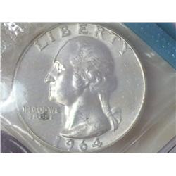 1964 Washington Quarter (BU)