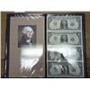 Image 1 : 4 Uncut One Dollar 2003-A Federal Reserve Notes